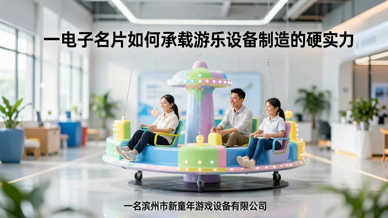 一张电子名片如何承载游乐设备制造的硬实力